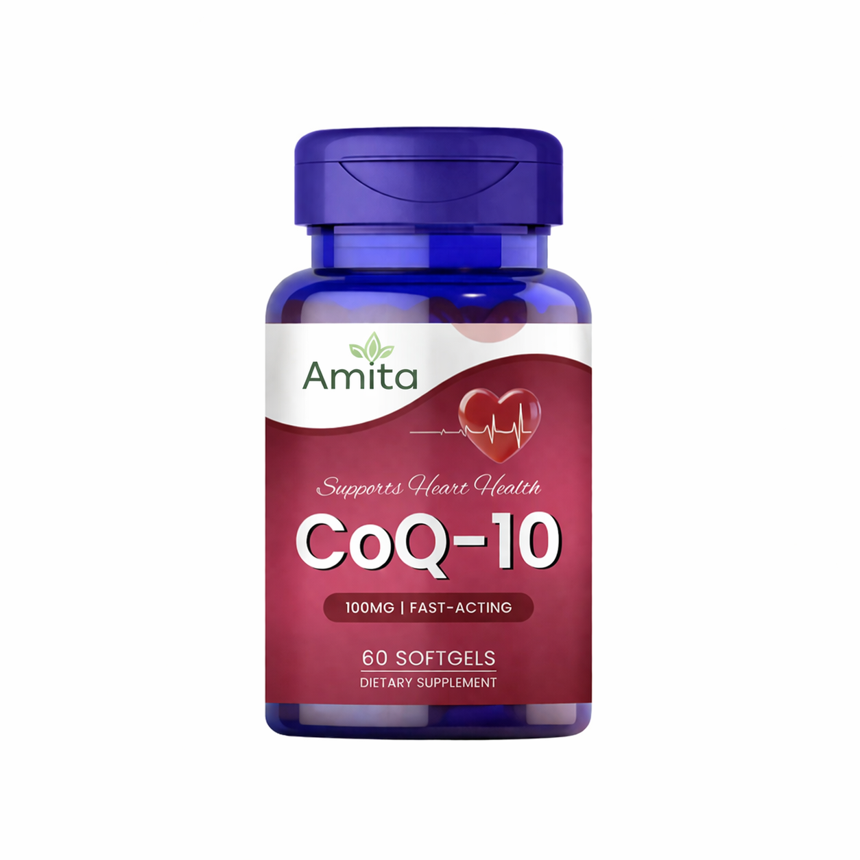 Premium Coenzyme Q10 (CoQ10) | Heart Health & Energy Support Softgels