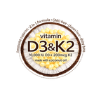 Vitamin D3 + K2 Softgels – Bone, Immune & Heart Support
