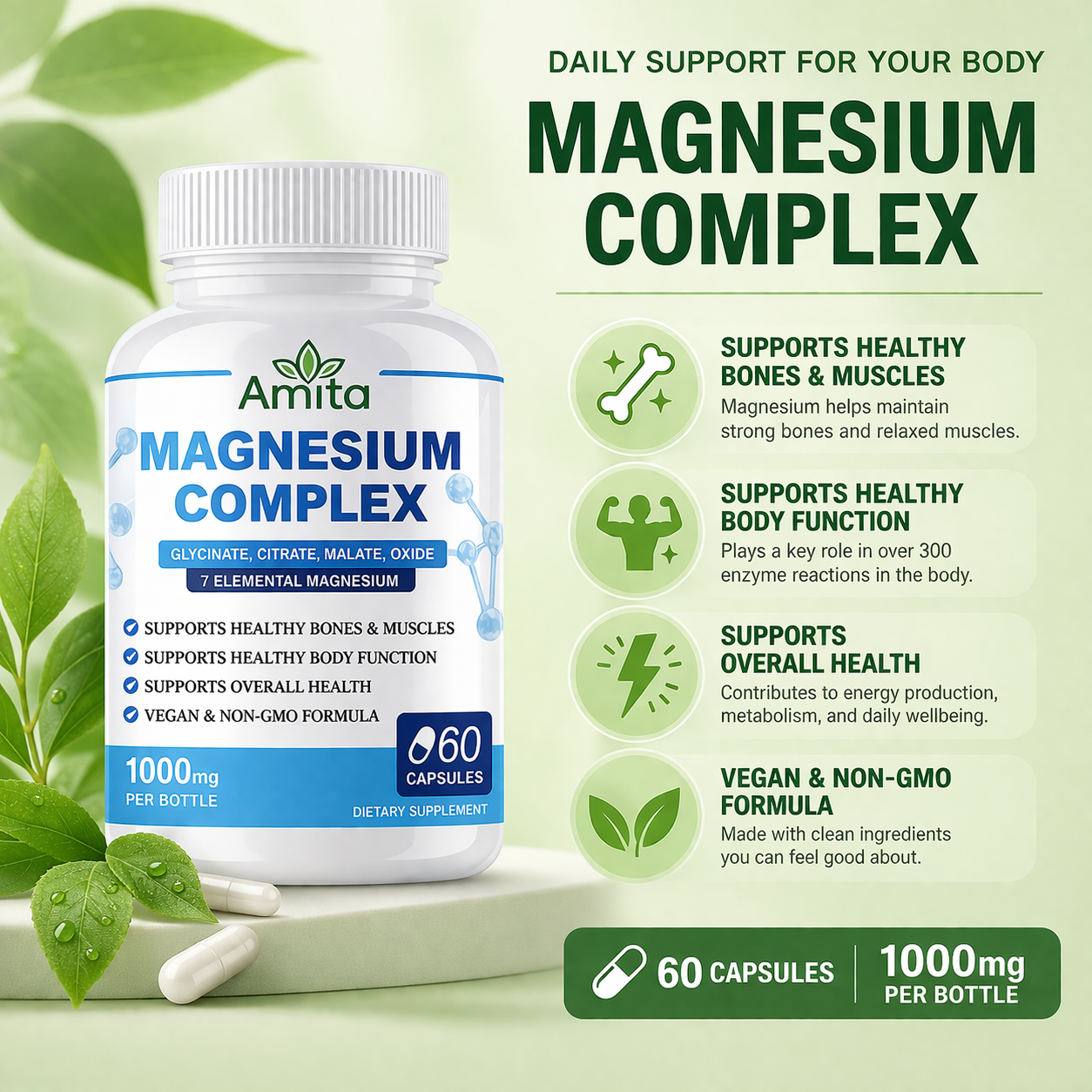Deep Sleep Magnesium Complex – Calm, Recover & Restore Naturally