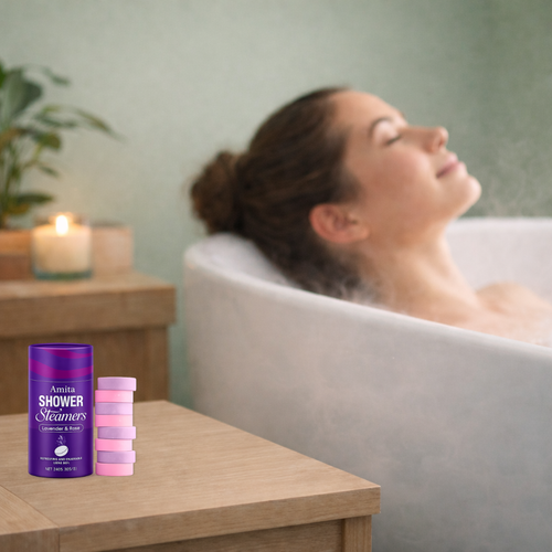 Calm & Balance Bath Tablets – Rose & Lavender Relaxation Ritual