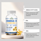Omega-3 Fish Oil Softgels – EPA & DHA for Heart, Brain & Joint Support