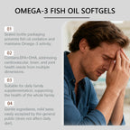 Omega-3 Fish Oil Softgels – EPA & DHA for Heart, Brain & Joint Support