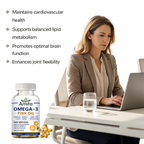 Omega-3 Fish Oil Softgels – EPA & DHA for Heart, Brain & Joint Support